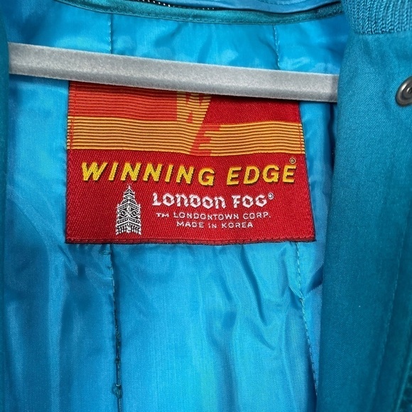 Vintage London Fog  1980s Jacket Winter Coat Winning Edge Medium - Picture 3 of 9